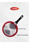 Forged Aluminum Nonstick Fry Pan with Induction Bottom , 26cm, With Red Exterior - 4