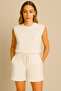 Quilted Singlet and Shorts Set Unisex - 2