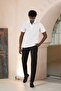 Knitted Polo Neck Regular Fit Cotton and Lycra T-Shirt - 6