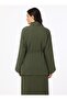 Cotton Muslin Kimono with Tie Detail - Khaki - Benin - 6