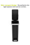 HANA SLIM 40L Step Trash Can – Matte Black, Soft-Close Lid, Fingerprint-Resistant, Narrow Pedal Bin - 6
