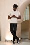 Knitted Polo Neck Regular Fit Cotton and Lycra T-Shirt - 5
