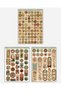Set of 6 Vintage Themed Stickers – 12X17 cm |   For Bullet Journal, Scrapbook, Agenda and Planner - 3