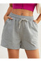 Women's Gray Shorts Plus Size Oversized Sweatpants Sports Casual Wear Quality Stylish Appearance Yus - 4