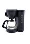 Morning 1,25 Litre 1000 Watt Siyah Filtre Kahve Makinesi - Siyah - 4