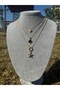 Triple Combination Necklace Sea Star Clover Heart - 6