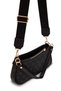 Black Baguette Women's Hand and Shoulder Bag - 4