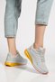 Women's Sports Shoes Gray Light Thick Colored Sole - 3