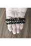 Natural Stone and Wood Bracelet Set of 3 - 2