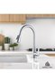 Spiral Faucet Chrome Color Pressure and Tazzik Adjustable Sink Fixture 5 Years Warranty