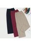 3-Piece Breathable Fabric Ribbon Waist Detailed Printed Pocketless Women's Pajama Bottoms - 3