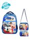Football Themed Primary School Backpack, Lunchbox and Pen Holder Set of Three - 2