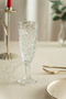 Lunessa Set of 6 Transparent Footed Glass Coffee Side Glasses - 6 Luxury Soft Drink Glasses - 3