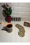 Gold 6-Piece Coasters (9X9 cm) (Protection Boxed) - 2