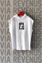 Boxing Front and Back Printed Zero Sleeve Hooded 100% Cotton Sports Tshirt - 2