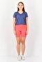 Women Sportswear Fit Short Sleeve Training Top, Slate Blue - 2