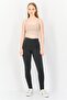 Sahikaercumen x Women solid Pull On Leggings, Grey - 4