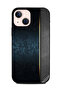 غطاء حماية لجهاز Apple iPhone 13 Mini بنمط جلدي أخضر داكن