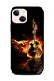 غطاء حماية لجهاز Apple iPhone 13 Mini Fire Guitar