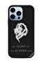 غطاء حماية لهاتف Apple iPhone 13 Pro، ابقَ صامتًا، دع أفعالك تتحدث