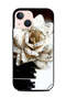 غطاء حماية لهاتف Apple iPhone 13 Mini مع كتابة على شكل زهرة