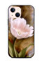 غطاء حماية لهاتف Apple iPhone 13 Mini بتصميم زهور فنية
