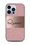 غطاء حماية لجهاز Apple iPhone 13 Pro Queen Glitters Bg