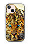 غطاء حماية لهاتف Apple iPhone 13 Mini - نمر ذهبي