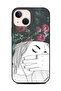 غطاء حماية لهاتف Apple iPhone 13 Mini Doodle Eyelashes