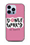 غطاء حماية لجهاز Apple iPhone 13 Pro - Donut Worry Be Happy