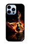 غطاء حماية لهاتف Apple iPhone 13 Pro Fire Guitar