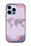 غطاء حماية لهاتف Apple iPhone 13 Pro بتصميم خريطة العالم الفسيفسائية