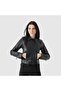 Black Genuine Leather Women's Coat [Tg810051] - 4