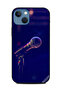 غطاء حماية لهاتف Apple iPhone 13 Mic خلفية زرقاء داكنة