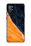 غطاء حماية لهاتف OnePlus 8T بنمط طلاء أصفر وأسود