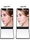 LED Lighted Travel Mirror, 1X/2X Magnification Folding Compact Mirror, Portable Makeup Mirro - 8