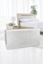 (4 Pcs) Gray Striped Zippered Mega Size Storage Bag Pillow-Quilt-Clothing Organizer 80*40*60 cm - 3