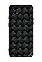 Protective Case Cover For OnePlus 9R Black Strips Pattern