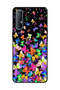 غطاء حماية لهاتف OPPO Reno 3 Pro - فراشات صغيرة متعددة الألوان