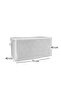 (5 Pcs) Gray Striped Zippered Maxi Size Storage Bag Pillow-Quilt-Clothing Organizer 75*40*40 cm