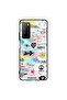 غطاء حماية لهاتف Honor Play 4 Doodle Meow Enjoy