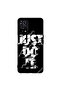 غطاء حماية لهاتف Oppo A55/56 Just Do It أبيض وأسود