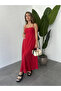 Women's Red Rope Strap Gipeli Jessica Lined Maxi Dress - 4