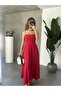 Women's Red Rope Strap Gipeli Jessica Lined Maxi Dress