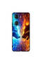 Protective Case Cover For Honor 60 Pro Water & Fire Wolf