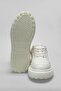 Genuine Leather Lace-Up Comfortable Casual Sneaker White - 5