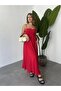 Women's Red Rope Strap Gipeli Jessica Lined Maxi Dress - 2