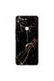 غطاء حماية لهاتف Honor Play 5T بنمط رخامي أسود