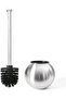 AKC Stainless Steel Toilet Brush with Holder – Household Bathroom Toilet Cleaning Tool, Modern Dur - 6