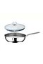 Steel Pan 18X5 cm with Glass Lid
